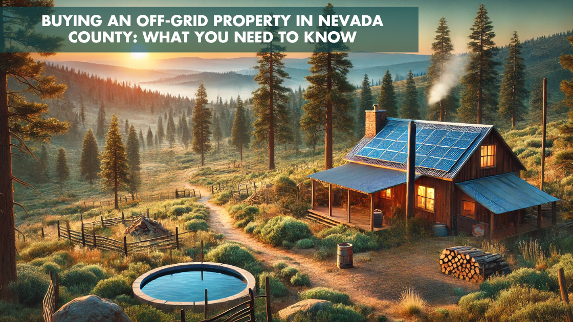 off-grid property in Nevada County